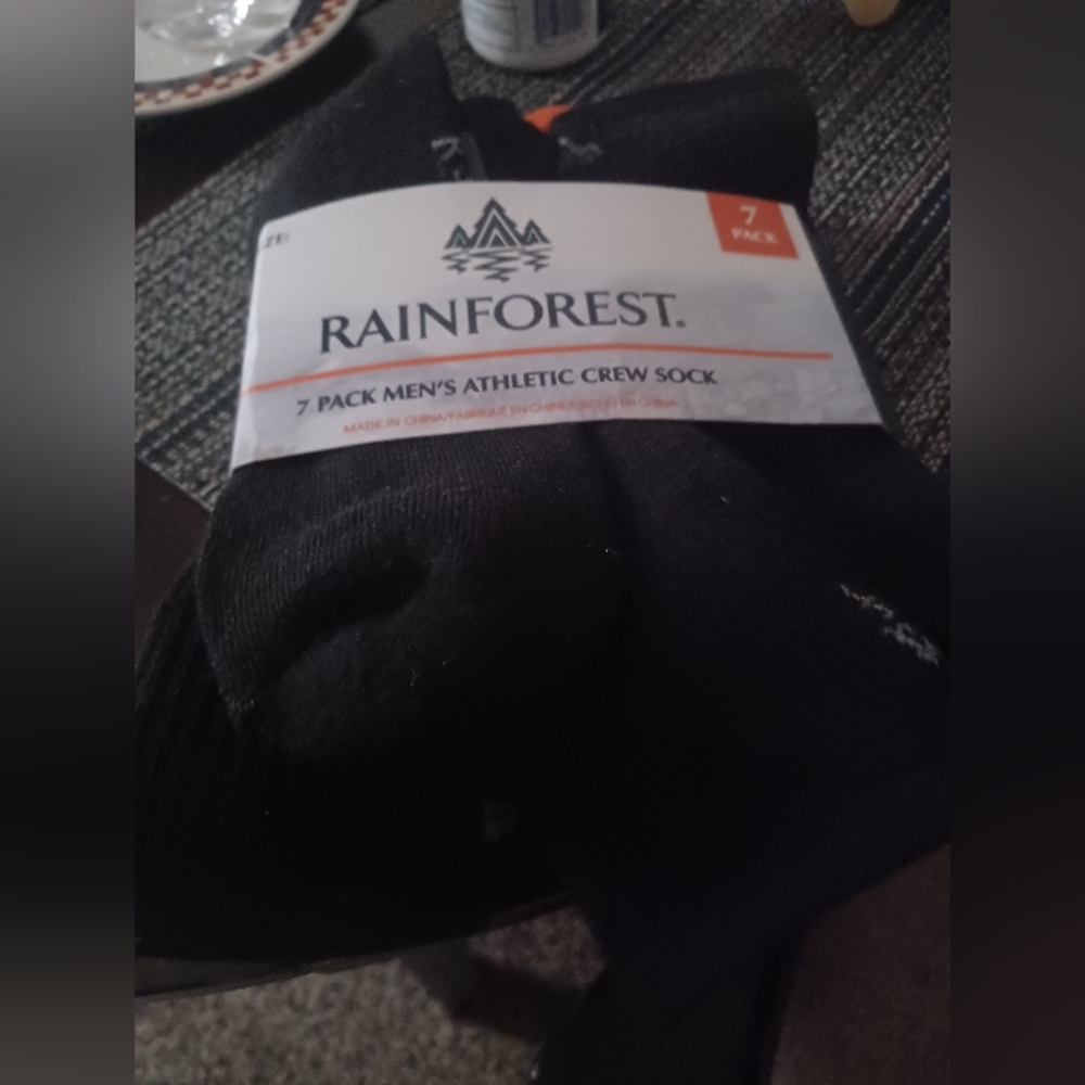 Mens Black Socks New